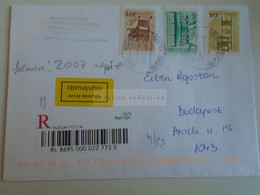 ZA387.11  Hungary Registered Cover  - Avis De Réception - Notice Of Receipt - Cancel  2007 Buzsák Mayor's Office - Briefe U. Dokumente