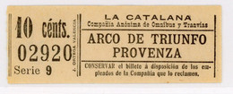 GSC 029 RIPPERTS - BILLETE DE LA CATALNA - BARCELONA / 1900 / (TD - A SELEC) - Europe