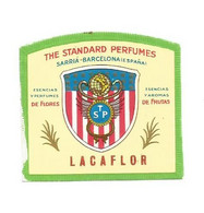 LACAFLOR THE STANDARD PERFUMES ÉTIQUETTE PARFUMERIE PARFUM LABEL ETIKETT PARFÜMERIE ETICHETTA PROFUMERIA - Etiquettes