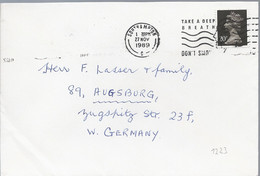Groot-Brittannië  Brief Uit 1989 Met 1 Zegel (4388) - Covers & Documents