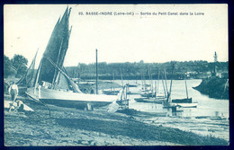 Cpa Du  44  Basse Indre -- Sortie Du Petit Canal Dans La Loire    JA22-49 - Basse-Indre
