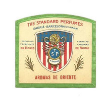 AROMAS DE ORIENTE  THE STANDARD PERFUMES ÉTIQUETTE PARFUMERIE PARFUM LABEL ETIKETT PARFÜMERIE ETICHETTA PROFUMERIA - Etiquettes