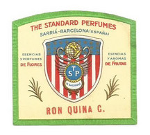 RON QUINA RHUM THE STANDARD PERFUMES ÉTIQUETTE PARFUMERIE PARFUM LABEL ETIKETT PARFÜMERIE ETICHETTA PROFUMERIA - Etiquettes