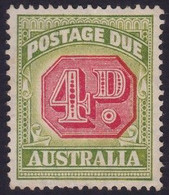 AUSTRALIA  1952 4d Postage Due Sc#J75 MH @P342 - Impuestos