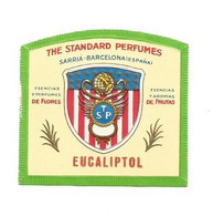 EUCALIPTOL  THE STANDARD PERFUMES ÉTIQUETTE PARFUMERIE PARFUM LABEL ETIKETT PARFÜMERIE ETICHETTA PROFUMERIA - Etiquettes