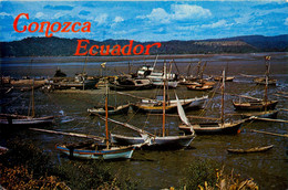 ECUADOR , T.P. CIRCULADA ,  PUERTO DE ESMERALDA , EMBARCACIONES PESQUERAS , FISHING - Equateur