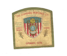 ESPUMANTE EXTRA THE STANDARD PERFUMES ÉTIQUETTE PARFUMERIE PARFUM LABEL ETIKETT PARFÜMERIE ETICHETTA PROFUMERIA - Etiquettes