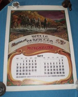 Calendrier 1977 Buffalo BILL ! Collection ! A Encadrer ! - Grand Format : 1971-80