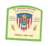 LIMONADA LEMON FRUIT  THE STANDARD PERFUMES ÉTIQUETTE PARFUMERIE PARFUM LABEL ETIKETT PARFÜMERIE ETICHETTA PROFUMERIA - Etiquettes