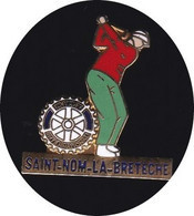 69335- Pin's -Le Golf. Saint-Nom-la-Bretèche.. Trophée Lancôme,Parfum.Rotary. - Golf