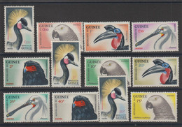Guinée 1962 Oiseaux 122-33, 12 Val * Charnière Légère MH - Guinée (1958-...)