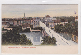 Saargemünd 1901 Brücke Mit Neustadt Sarreguemines - Sarreguemines