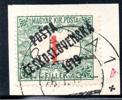 638 CZECHOSLOVAKIA.1919 #B115 SIGNED - Segnatasse