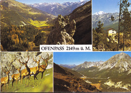 1980, Schweiz, Ofenpass, Blick Ins Münstertal, Ortlergruppe - Fuldera