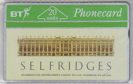 UNITED KINGDOM BT 1991 SELFRIDGES OXFORD STREET LONDON - BT Edición Publicitaria