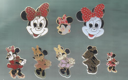 PINS PIN'S DISNEY 1162  MINNIE  MICKEY LOT 8 PINS DONT 1 AB ARTHUS BERTRAND - Disney