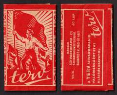 Hungary CIGARETTE CIGARETTES TOBACCO Paper Package - LABEL Paper Package Cover - TERV 1947 - UNUSED Full Paper - Autres