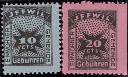 Heimat BE JFFWIL Lot 2 Fiskalmarken Einwohnergemeinde 10, 20 Cent. - Fiscaux