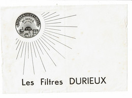 Buvard Filtres DURIEUX N°111 - Automóviles