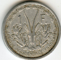 France Afrique Occidentale West Africa 1 Franc 1948 KM 3 - Französisch-Westafrika