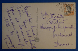 M9 INDOCHINE BELLE CARTE 1906 POUR WASIGNY FRANCE+AFFRANCHISSEMENT INTERESSANT - Storia Postale