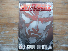 METAL GEAR SOLID TACTICAL ESPIONAGE ACTION LE GUIDE OFFICIEL SONY PLAYSTATION PS1 RARE FRANCAIS - Other & Unclassified