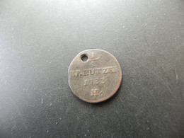 Vorderösterreich Further Austria 1/4 Kreutzer 1783 H - Small Coins & Other Subdivisions