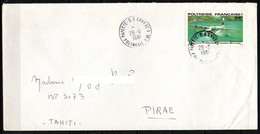 Polynésie - Lettre - 1981 - Yvert N° PA 148 - Papeete - Storia Postale