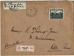 1930, COB - No. 308-14 Sr 2 Lettres Recomm.  # A6613 - Cartas