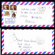 Lettre Voyagée De 2002 Egypte -> France  Voir Scan - Storia Postale