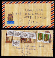 Lettre Voyagée De 2002 Egypte -> France  Voir Scan - Covers & Documents