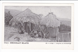 CHOCOLAT KLAUS - Lot 3 Cp - Congo-Kolangoen-Suisse - Publicité