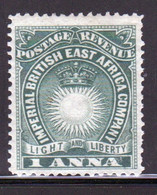 Imperial British East Africa Company 1890 One Anna Mounted Mint Stamp. - British East Africa