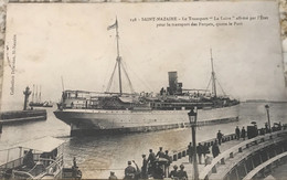 Saint Nazaire Le Transport La Loire Affrété Par L état Pour Le Transport Des Forçats Quitte Le Port - Presidio & Presidiarios