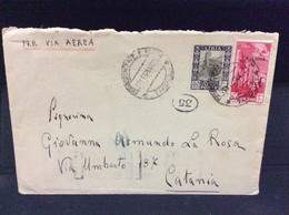 ITALIA Regno Storia Postale Colonie Somalia Lettera Per Catania - Somalie