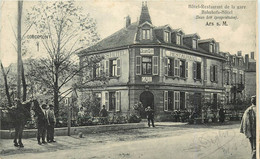 Dép 57 - Ars Sur Moselle - Hôtel Restaurant De La Gare - état - Ars Sur Moselle