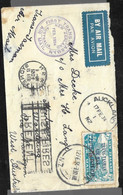 New Zealand Good Airmail Letter (with Stain) First Flight 1934 Trans-Tasman (stamp Alone 45 Euros) - Briefe U. Dokumente