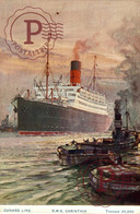 RMS CARINTHIA  PUBLI  AGENCY LONDON SOUTHERN COUNTIES TRANSPORT REIGATE    CUNARD WHITE STAR LINE SHIP BATEAU - Steamers
