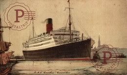RMS CARINTHIA  PUBLI  HOTEL NELGRAVIA GROSVENOR GARDENS LONDON SNDED SOUTH AFRICA C   CUNARD WHITE STAR LINE SHIP BATEAU - Steamers