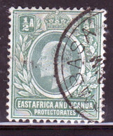 East Africa And Uganda 1904 King Edward  ½ Anna Stamp In Fine Used Stamp. - East Africa & Uganda Protectorates