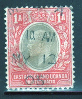 East Africa And Uganda 1904 King Edward  1 Anna Stamp In Fine Used Stamp. - Protectorados De África Oriental Y Uganda