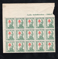 15 TIMBRES D'ESPAGNE. ANNEE 1946.  NEUF  (xx) - Unused Stamps