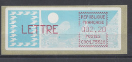 TIMBRE De DISTRIBUTEUR LISA (ATM) N° 95 - 75628 PARIS - 1985 « Carrier » Paper