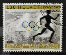 2004 IOK Int. Olympisches Komitee Olympische Spiele Athen ET-Stempel MiNr: 3 - Service