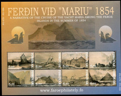 FAEROE ISLANDS 2004 Voyage Of The Yacht "Maria"  MNH / **.  Michel 487-94 - Faeroër