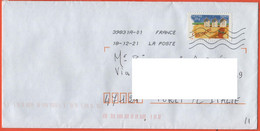 FRANCIA - France - 2021 - Lettre 20g Vacances - Viaggiata Da 39831A-01 Per Forlì, Italy - Cartas & Documentos