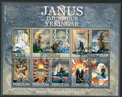 FAEROE ISLANDS 2004 Tales Of Janus Duurhus Used.  Michel 501-10 - Faroe Islands