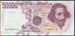 °°° ITALIA - 50000 LIRE BERNINI 1° TIPO 06/02/1984 SERIE FA °°° - 50000 Lire