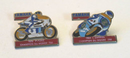 Pins Pin's Pilotes Moto Yamaha Christian SARRON Et Patrick PONS - Motos