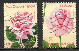 FRANCE. N°3249-50 Oblitérés De 1999. Roses. - Rose